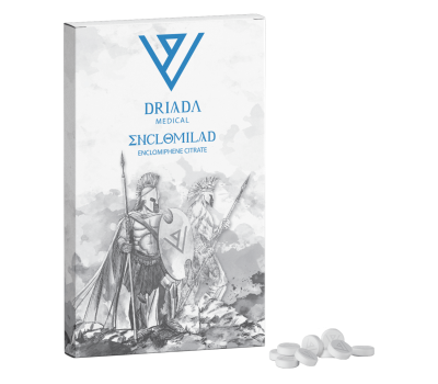Enclomiphene Citrate Driada Medical Enclomilad 12.5mg https://sterohub.com/shop/18/Enclomiphene-400x350.png