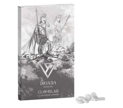 Clomilad 25Mg/tab Driada Medical (Clomiphene Citrate) 100 tabs https://sterohub.com/shop/18/clomilad_white-1000x1000h-400x350.jpg