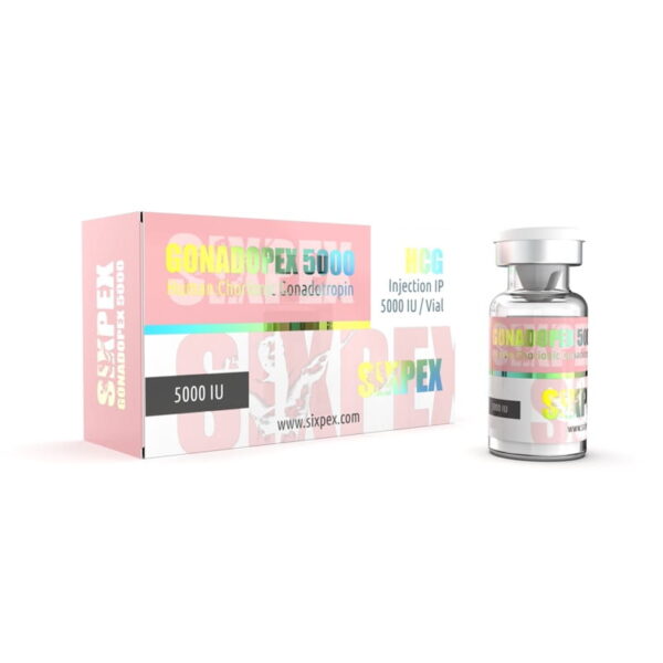 Gonadoplex (HCG) SixPex 5000IU https://sterohub.com/shop/22/sixpex-gonadopex-hcg-5000iu-600x600.jpg