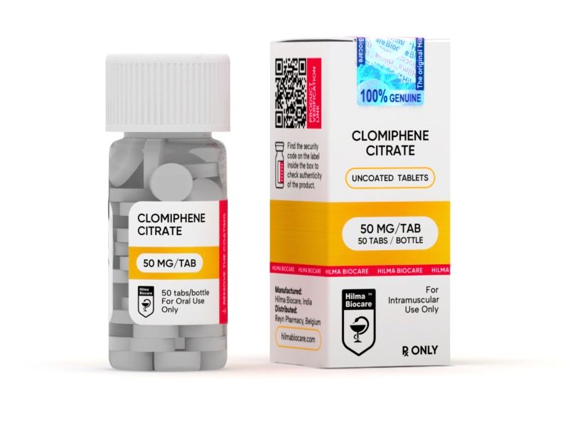 Hilma Biocare Clomiphene citrate (Clomid) 50 mg (50 tabs) https://sterohub.com/shop/28/Hilma_Biocare_Clomiphene_citrate_Clomid_50_mg_50_tabs_9970f92891.jpg