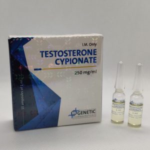 Testosterone Cypionate 250 AMPULES - Genetic Pharmaceuticals